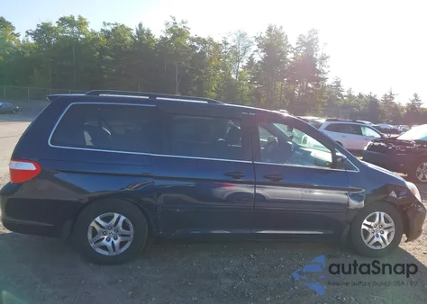 2007 Honda Odyssey Ex из США, поврежденный, VIN 5FNRL384X7B112355